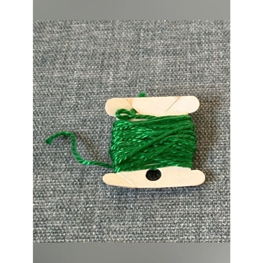 Green Needlepoint Thread Yarn